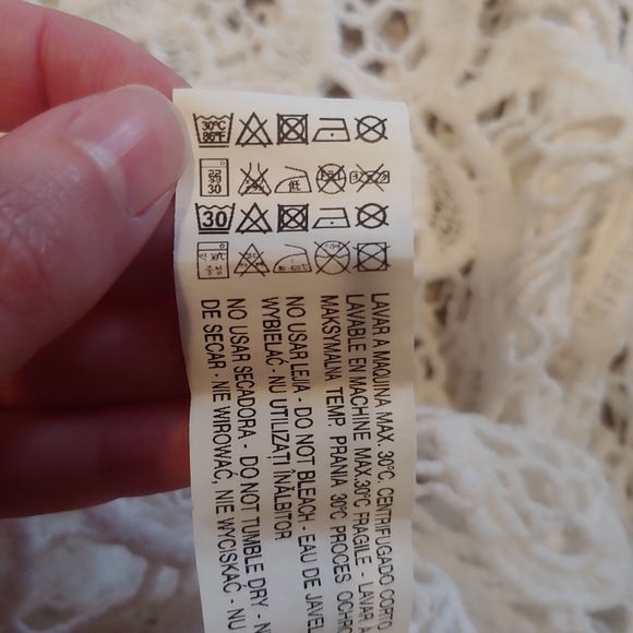 ZARA White Lace Top // size S - Picture 5 of 5